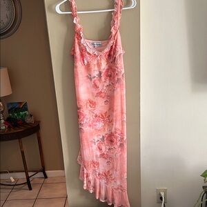 Almost Famous Pink Floral Dress
